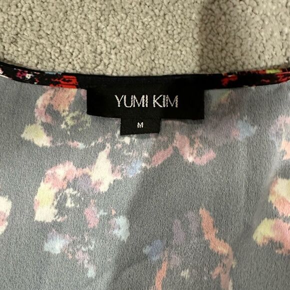 EUC *Fall* Yumi Kim Carla Wrap Dress – Abstract Butterfly Floral Print – Size M - Picture 3 of 3